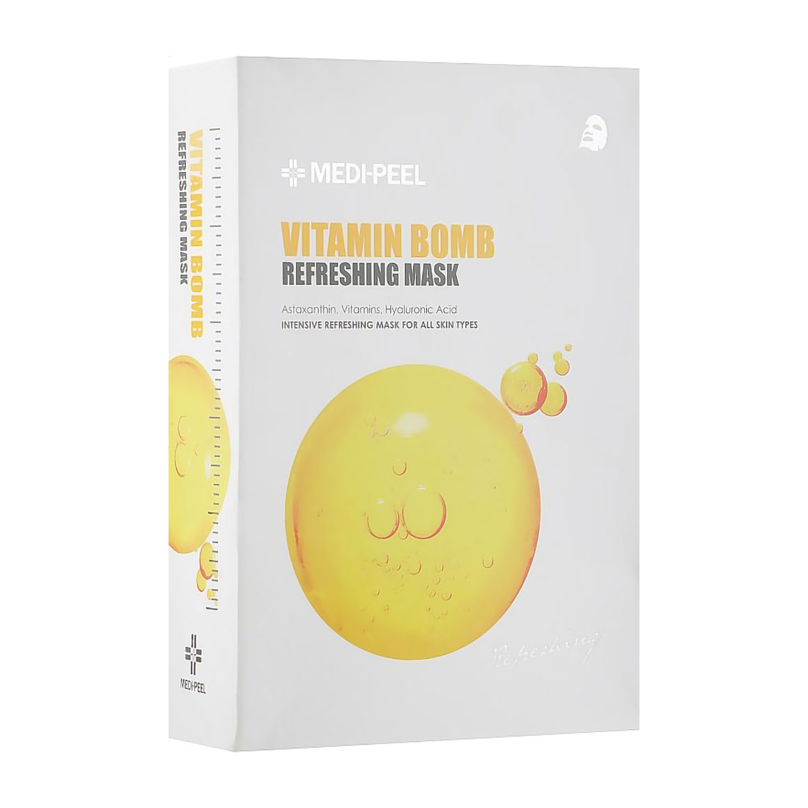 Тонізувальна тканинна маска для обличчя Medi-Peel Vitamin Bomb Refreshing Mask, 10*25 мл